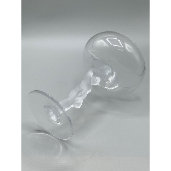 Vintage Bacchus Frosted Champagne Sherbet Glass By France 1 Pc Replacement Glass - Picture 9 of 11